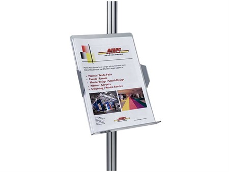 Broschyrfack A4,  profilvägg